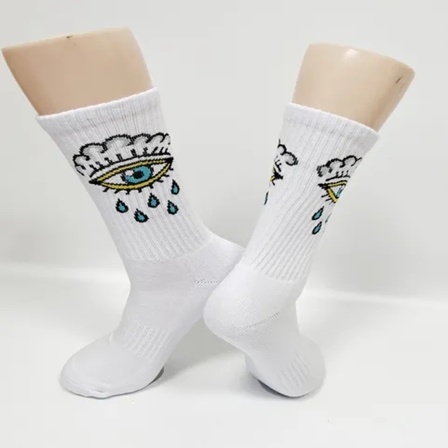 Custom Socks Product Good Quality Combed Cotton Logo Socks