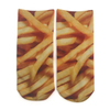Funny Flip Flop Socks 3D Pattern Socks Sandal Socks Low Cut Ankle Silly Socks