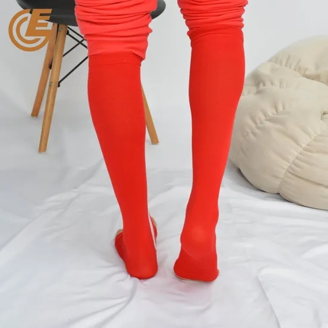 Training Anti-Slip Sports Socks Protector Calf Compression Shin Guards Soccer Sleeve