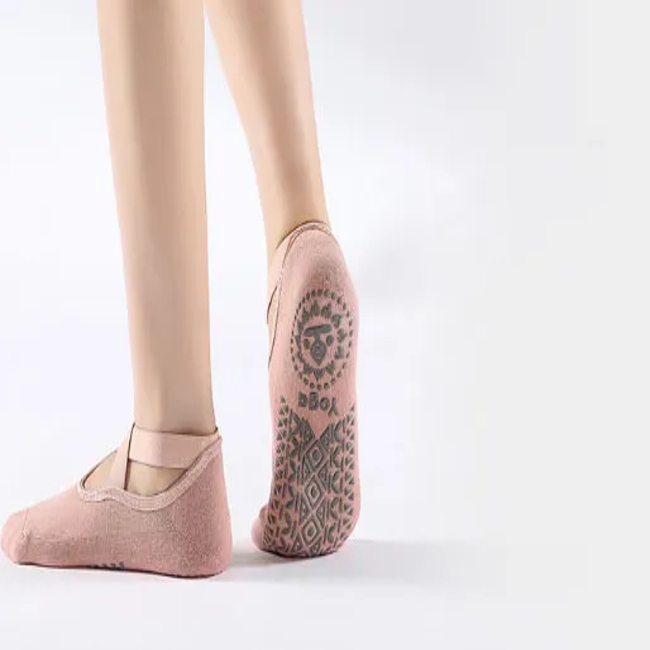 2024 Hot Sale Wholesale Custom Non-Slip Women Ankle Cotton Pilates Yoga Socks