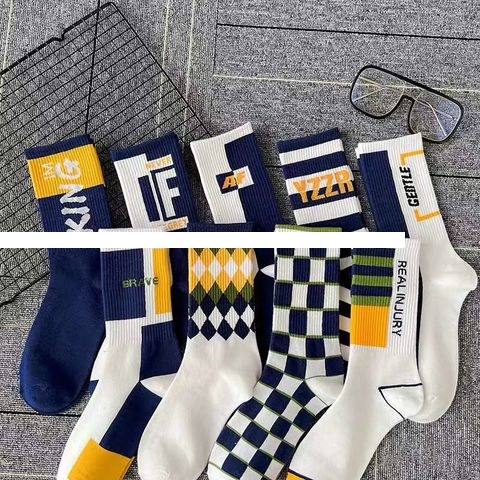Wholesale Funny women girl fashion crew cotton design socks