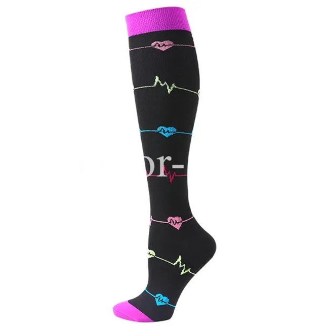 Running Compression Socks Fit for Medical Nursing Pregancy Edema Diabetes Compression Socks Varicose Veins Socks for Men Women