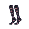 Full Color Crew Socks Casual Nylon Elastic Knee High Compression Socks for Nurses