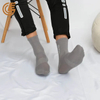 Qlm-320-2 Red New Year Christmas Spandex Compression Sports Socks for Woman