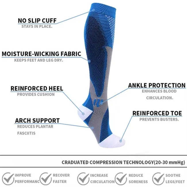Cotton Socks, Leggings, Long Stocking Sports Compression Socks Cycling Compression Socks Outdoor Sports