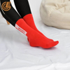 Qlm-320-7 Custom Logo New Year Compression Red Cotton Socks for Woman