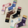 bulk buying Cotton Mid-calf Double-layer Yoga Socks Pilates Socks Indoor Non-slip Special Sports Socks Dance Fitness Training 