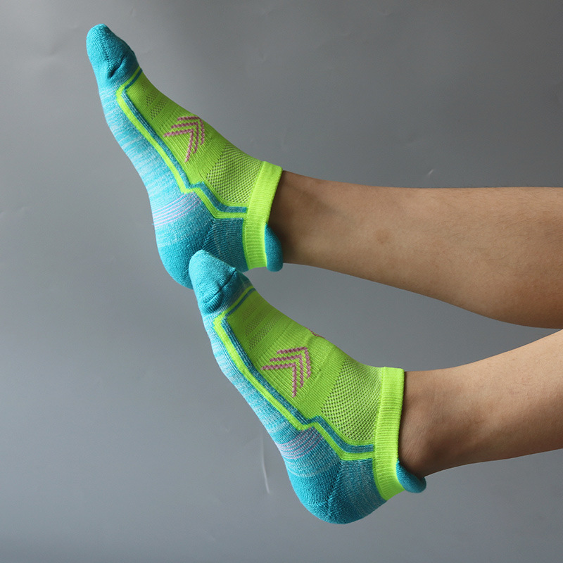 Custom Dimensions Color Matching Four Seasons With Movement Stockings Looped Breathable Short Help wear-resisting Running Socks 