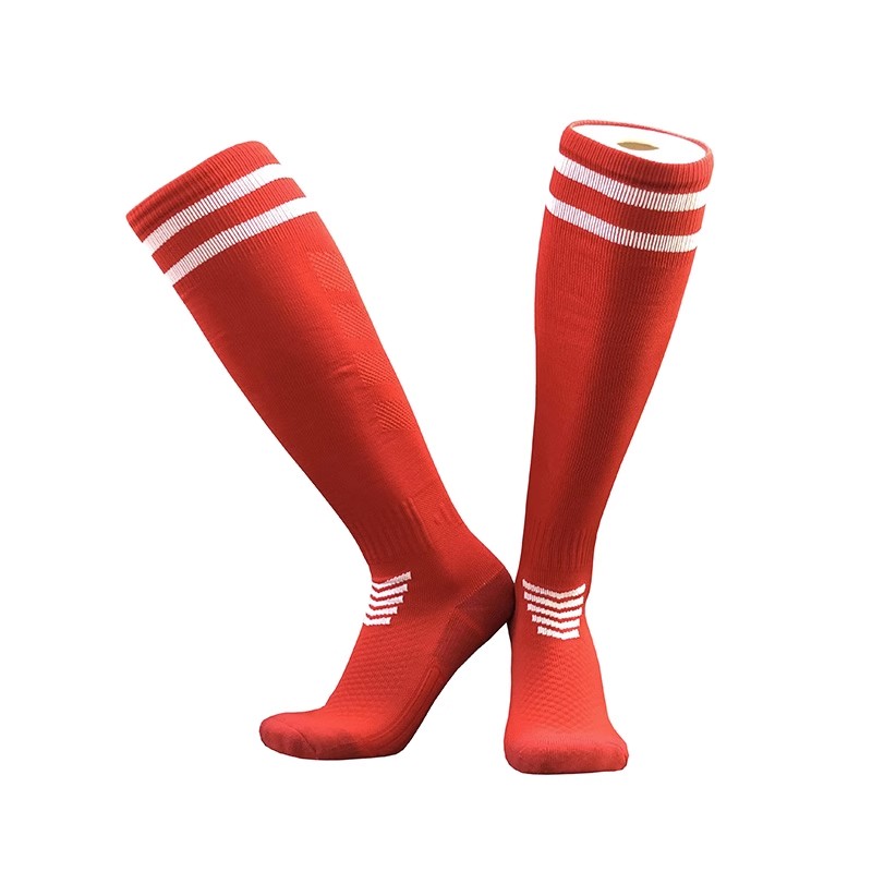 Popular Item Towel Bottom Soccer Socks Breathable Knee High Training Long Stocking Adults Youths Kids Practical Competition 