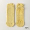 Contract Manufacturing New Solid Color Short Cotton Comfortable Yoga Socks Silicone Non-slip Sports Socks Indoor Dance Fitness 