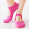 Lowest Price High Quality Ladies Pilates Socks Non-Slip Breathable Backless Yoga Ankle Bare Instep Ladies Ballet Sports Socks 