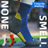 growing buyer Deodorant Nano Copper Sports Socks for Men Antibacterial Basketball Climbing Sock Summer Compression MTB Cycling 