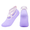 personalize Five-finger Yoga Socks Stocking Women Cotton Breathable Indoor Workout Sports Socks Silicone Non-slip Professional 