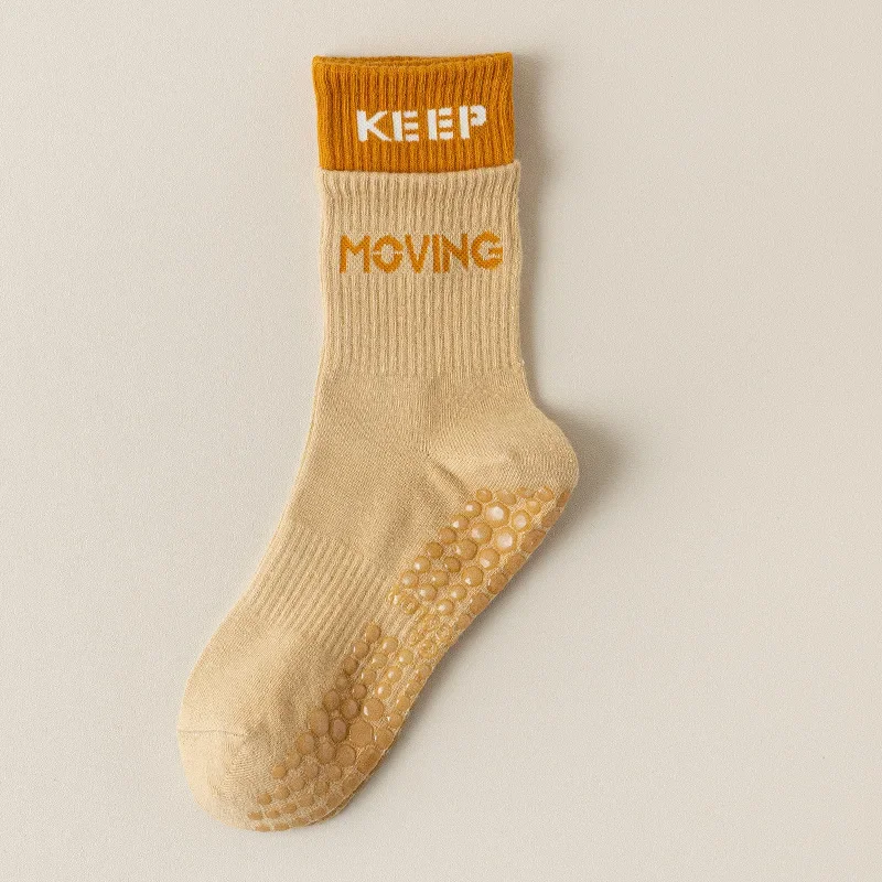 Discount Silicone Non-slip Yoga Socks Women Cotton Breathable Gym Fitness Dance Sports Socks Female Ladies Indoor Floor Pilates 