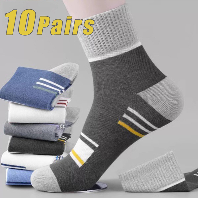 new product release Cotton Short Socks for Male High Quality Women's Low-Cut Crew Ankle Sports Mesh Breathable Summer Casual 