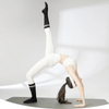 Contract Manufacturing Yoga Socks Silicone Cotton Stripe Pile Non-slip Dot Women High Quality Pilates Grip Over The Calf 