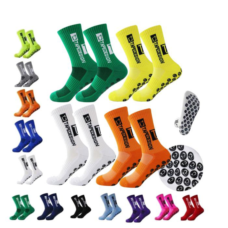 Boutique of adhesive dots for anti slip sweat absorption and odor prevention football socks new sports socks Yoga 