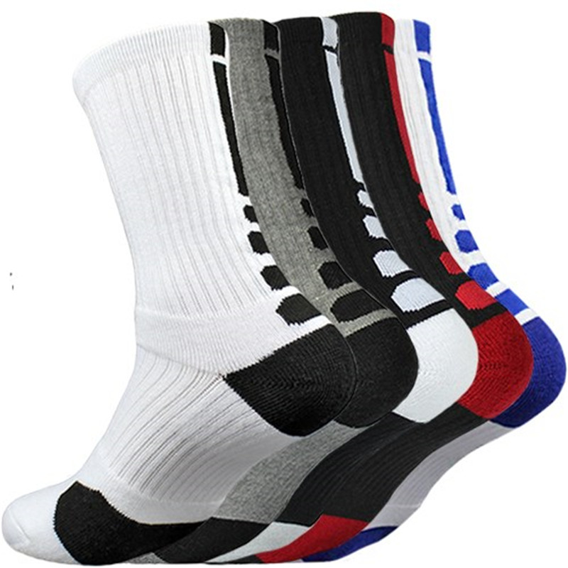 made-to-order Men Sports Socks Set With Damping Terry Basketball Cycling Running Hiking Tennis Sock Set Ski Women Cotton EU 