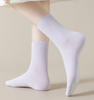 Innovation New Cotton Mid-calf Solid Color Silicone Non-slip Sports Stockings Fitness Pilates Yoga Socks Women Dance Socks 