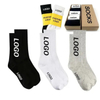 Free Design Sokken Calcetines Sock-Stocking White Running Custom Logo Grip Cycling Yoga Pilates Sock Sport Women Men Socks Crew Cotton Custom Socks