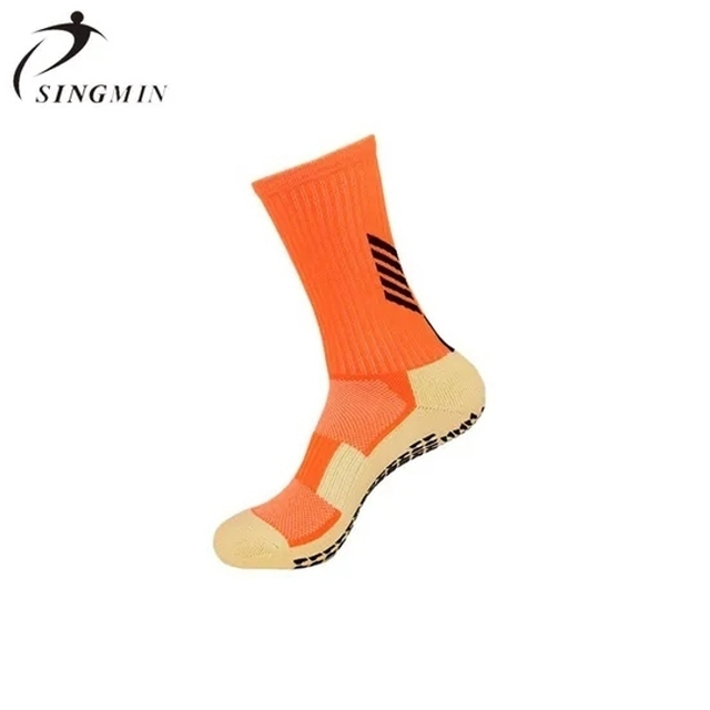 Anti-Slip Sport Socks Football Running Men Crew Non Slip Socks
