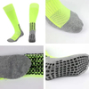 Custom Crew Soccer Sports Socks Men Cotton Spandex Anti Slip Crew Ankle Football Grip Socks Wholesale
