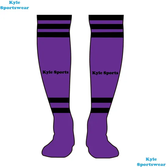 Custom Logo Recycled Polyester RPET Rib Knit Crew Socks