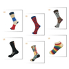 Women′s Vivid Transparent Custom Design Brown Dress Sock