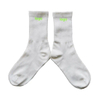 Custom Logo Recycled Polyester RPET Rib Knit Crew Socks