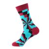 Wholesale Custom Geometry Funky Colored Fashion Novelty Cotton Happy Men Designer Socks