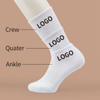 Men Custom Embroidered Athletic Performance Socks for Basketball Sport Socks