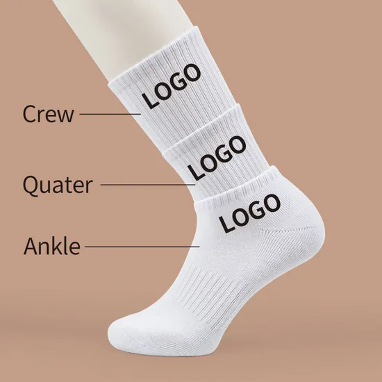 Men Custom Embroidered Athletic Performance Socks for Basketball Sport Socks