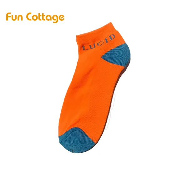 Free Sample Colorful Sports Men′ S Socks Custom Logo Ribbed Cotton Socks