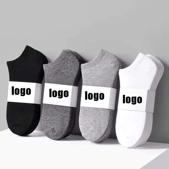 OEM Athletic Breathable Logo Ankle Men Designer Cotton Sports High Quality Packaging Custom Socks