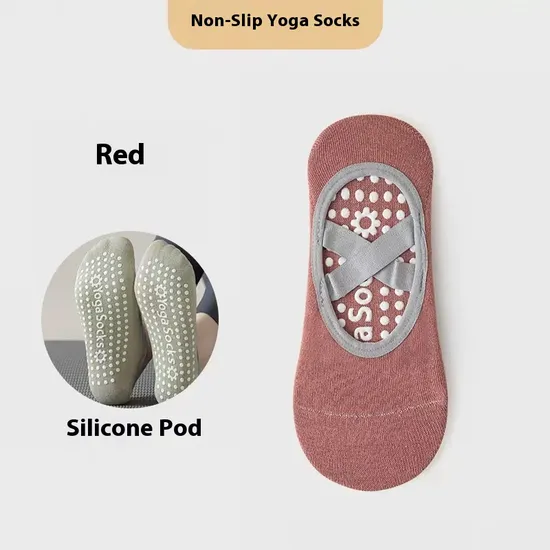 Stylish Yoga Socks with Grip Support and Custom Branding