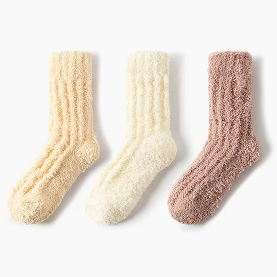 High Quality Custom Winter Thick Women Antislip Floor Socks