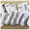 Factory Custom Wholesale Anti Slip Football Unisex Grip Crew Sport Non Slip Soccer OEM Men Athletic Grip Socks
