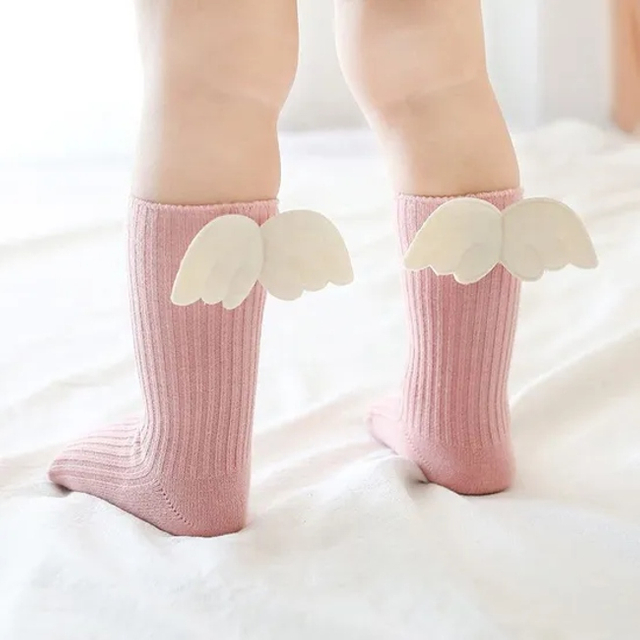 Kids Girls Knee High Long Soft Cotton Lace Baby Toddler Socks