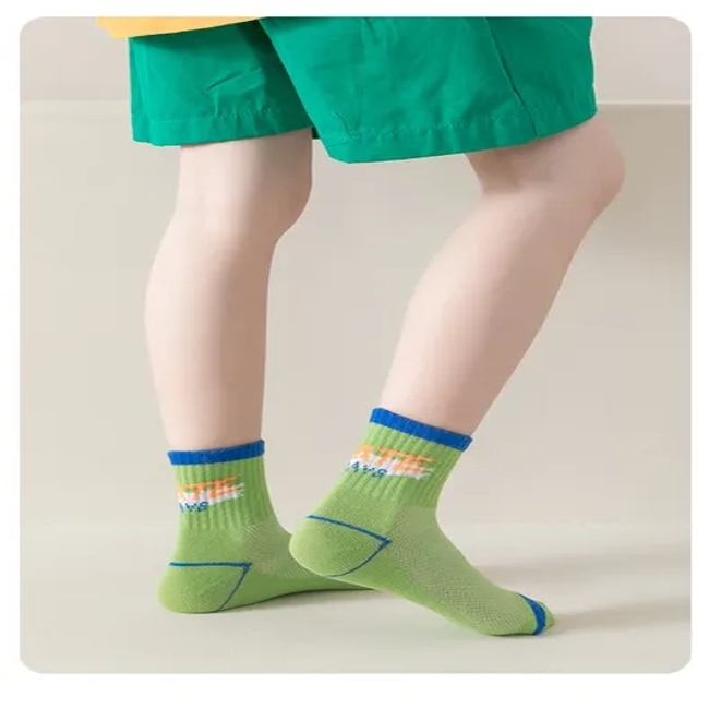 Baby Student Socks Children′ S Short Kids Breathable Cotton Tube Socks