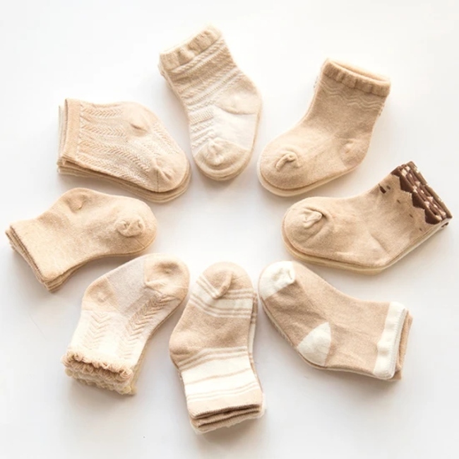 Spring and Autumn Baby Cotton Socks y Baby Boneless Loose Socks