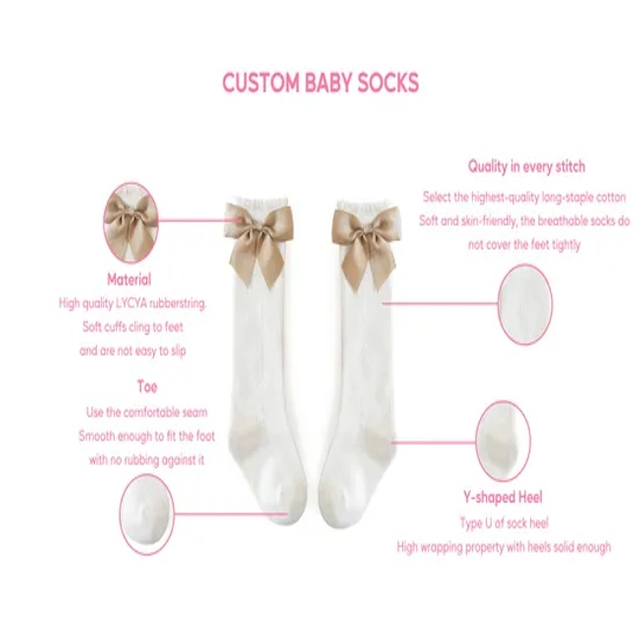  Years Old High Quality Premier Cotton Girls Baby Socks