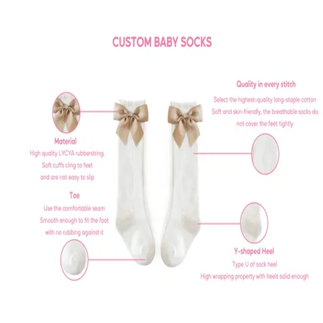  Years Old High Quality Premier Cotton Girls Baby Socks