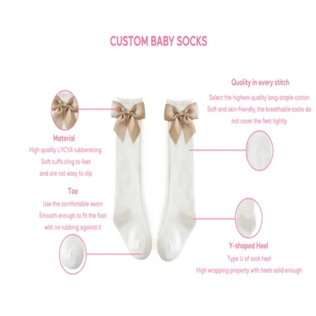  Years Old High Quality Premier Cotton Girls Baby Socks