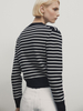dropshipping Ethereal MD massidutti spring new style of women s casual commuter style striped slim fit crew neck sweater 