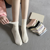 online selling women Socks Thin Summer New Solid Colorful Plain Crew Socks Casual Girls Cotton Trendy Simple Breathable Anti 