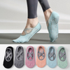 bulk purchases Professional women Yoga Socks Silicone Anti slip Ballet Pilates Socks women Backless Breathable Bandage Dance 