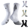  Pack Non Slip Basketball Socks Thick Padding Shock Absorption Running Socks for Football 