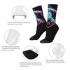 Fashion Italia Basketball Socks Italy Italian Flag Polyester Middle Tube Socks for Women Men Sweat 