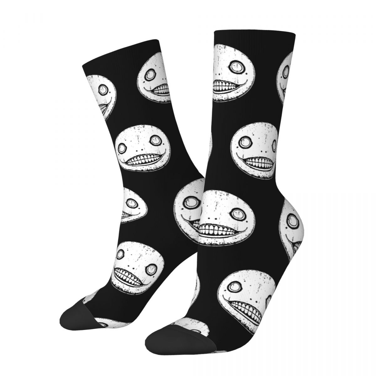  Cool Emil Nier Replicant Automata Gestalt Game Basketball Socks Polyester Crew Socks for Women Men 
