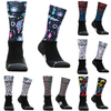 premium products Red Socks Fashion Solid Color Black White Gray Long Socks Stockings women Fashion Cotton Knitted Middle tube 